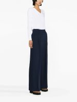 POLO RALPH LAUREN - Women Cable-Knit Cotton V-Neck Sweater - Image 2
