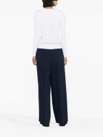 POLO RALPH LAUREN - Women Cable-Knit Cotton V-Neck Sweater - Image 3