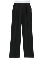 ALEXANDER WANG - Women Logo Elastic High Waisted Pleated Pant - Image 5