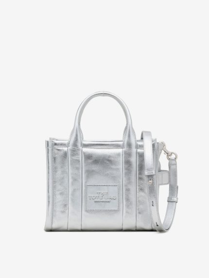 MARC JACOBS - Women The Metallic Leather Small Tote Bag