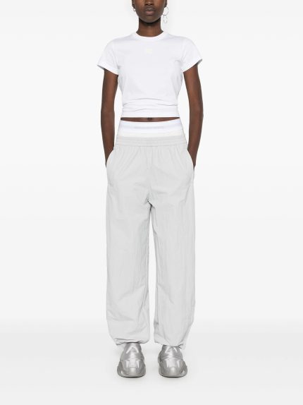 T BY ALEXANDER WANG - Women Essential Jersey Puff Logo Shrunk Tee