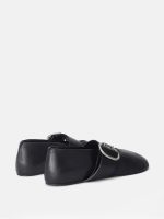 JIL SANDER - Women Soft Leather Mary Jane Ballerina Flat - Image 3