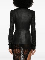 RICK OWENS - Women Pelle Giacca Ls Strutter - Image 3