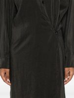 LEMAIRE - Women Straight Collar Twisted Dress - Image 4