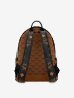 MCM - Unisex Stark Mixed Monogram Small Backpack - Image 3