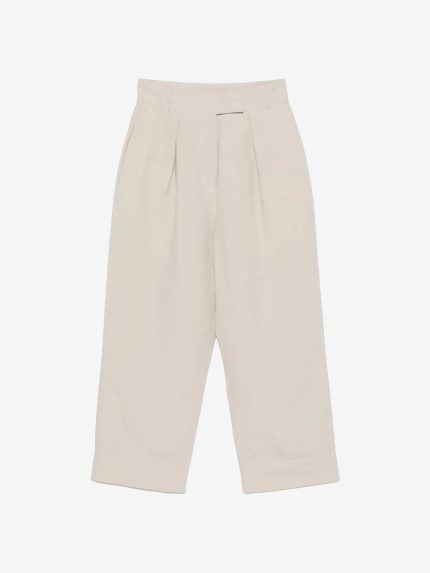 MHL - Women Pleated Crop Trouser