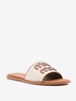 MIU MIU - Women Canvas Sandal - Image 2