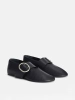 JIL SANDER - Women Soft Leather Mary Jane Ballerina Flat - Image 2