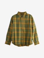 THE ELDER STATESMAN - Men Plaid Pashmina Big Shirt - Image 4