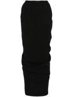 RICK OWENS - Women Wool Pillar Long Skirt - Image 5