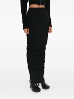RICK OWENS - Women Wool Pillar Long Skirt - Image 2