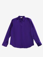 DRIES VAN NOTEN - Women Fitted Silk Shirt - Image 4