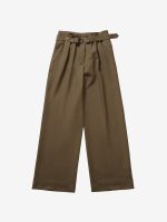 DRIES VAN NOTEN - Women Belted Wool Trouser - Image 4