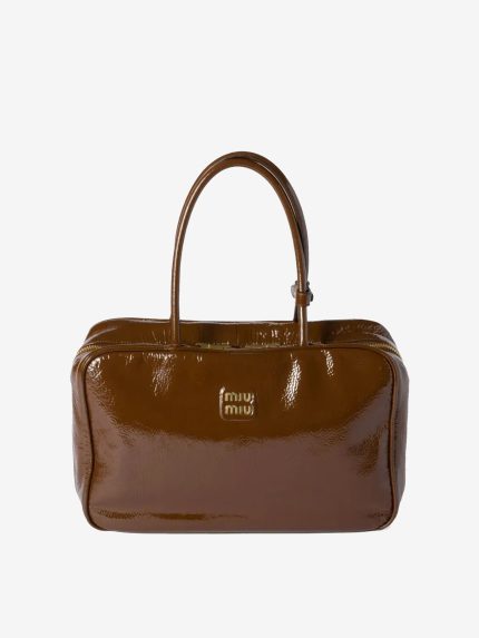 MIU MIU - Women Beau Naplak Patent Leather Bag