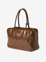 MIU MIU - Women Beau Naplak Patent Leather Bag - Image 2