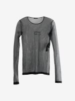 ANN DEMEULEMEESTER - Women Fiene Slim Fit Long Sleeve T-Shirt With Angel Divine Embroidery - Image 4