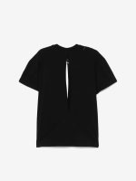 MM6 Maison Margiela - Women Short Sleeved Slit T-Shirt - Image 2