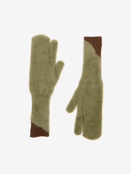 MM6 Maison Margiela - Women Wool Blend Gloves
