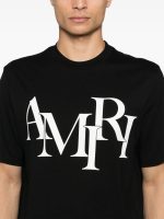 AMIRI - Men Staggered Logo Tee - Image 3