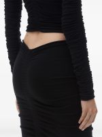 ALEXANDER WANG - Women Ruched Maxi Skirt - Image 4