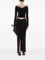 ALEXANDER WANG - Women Ruched Maxi Skirt - Image 3