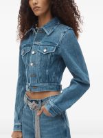 ALEXANDER WANG - Women Bonded Seams Slim Trucker Jacket - Image 2