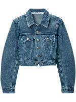 ALEXANDER WANG - Women Bonded Seams Slim Trucker Jacket - Image 5