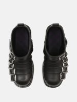 BURBERRY - Women Leather Strap Boots - Image 4