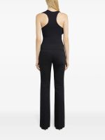 COURRÈGES - Women Double Buckle 90'S Rib Tank Top - Image 3