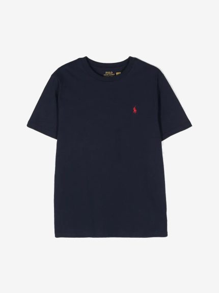 POLO RALPH LAUREN - Boys Short Sleeve Cotton Jersey Crewneck T-Shirt