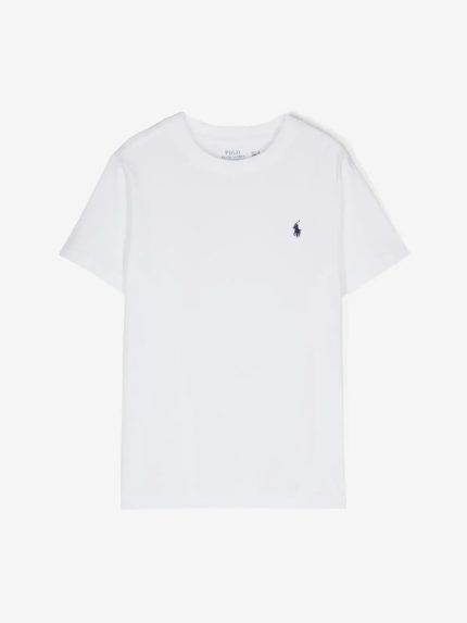POLO RALPH LAUREN - Boys Short Sleeve Cotton Jersey Crewneck T-Shirt