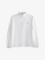 POLO RALPH LAUREN - Boys Long Sleeve Cotton Interlock Half Zip Pullover