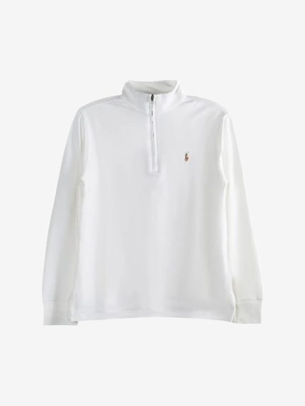 POLO RALPH LAUREN - Boys Long Sleeve Cotton Interlock Half Zip Pullover