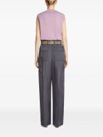 DRIES VAN NOTEN - Women Viscose Workwear Pants - Image 3