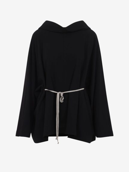 RICK OWENS - Women Hollywood Runway Hooded Tunic