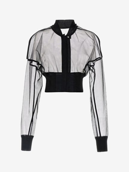 RICK OWENS - Women Bomber Flight Jkt Cropped