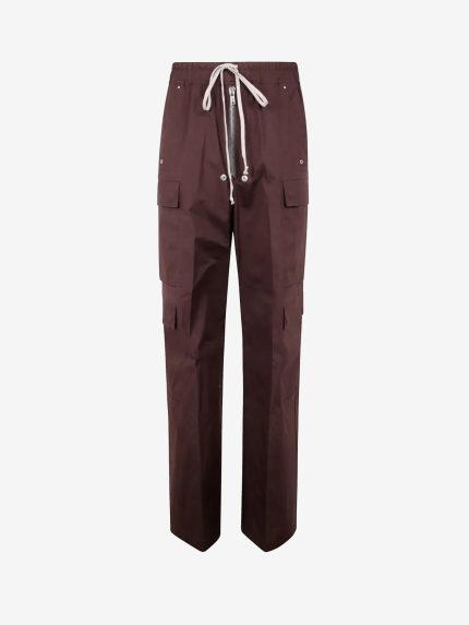 RICK OWENS - Men Heavy Cotton Poplin Cargobelas
