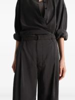 LEMAIRE - Women Belted Relaxed Pants - Image 4