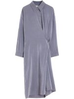 LEMAIRE - Women Straight Collar Twisted Dress - Image 5