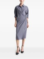 LEMAIRE - Women Straight Collar Twisted Dress