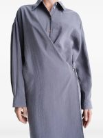 LEMAIRE - Women Straight Collar Twisted Dress - Image 3