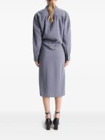 LEMAIRE - Women Straight Collar Twisted Dress - Image 2
