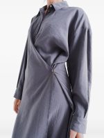 LEMAIRE - Women Straight Collar Twisted Dress - Image 4