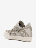 RICK OWENS - Men Scarpe In Pelle - Megalaced Low Sneaks - Image 3