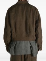 ZIGGY CHEN - Men Double Breasted Cropped Jacket - Image 3