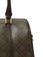 TORY BURCH - Women T Monogram Coated Canvas Mini Barrel Bag - Image 6