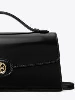 TORY BURCH - Women Robinson Spazzolato Top Handle Chain Wallet - Image 5