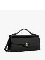 TORY BURCH - Women Robinson Spazzolato Top Handle Chain Wallet - Image 3