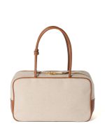 MIU MIU - Women Contrast Beau Canvas Bag - Image 5