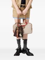 MIU MIU - Women Contrast Beau Canvas Bag - Image 3